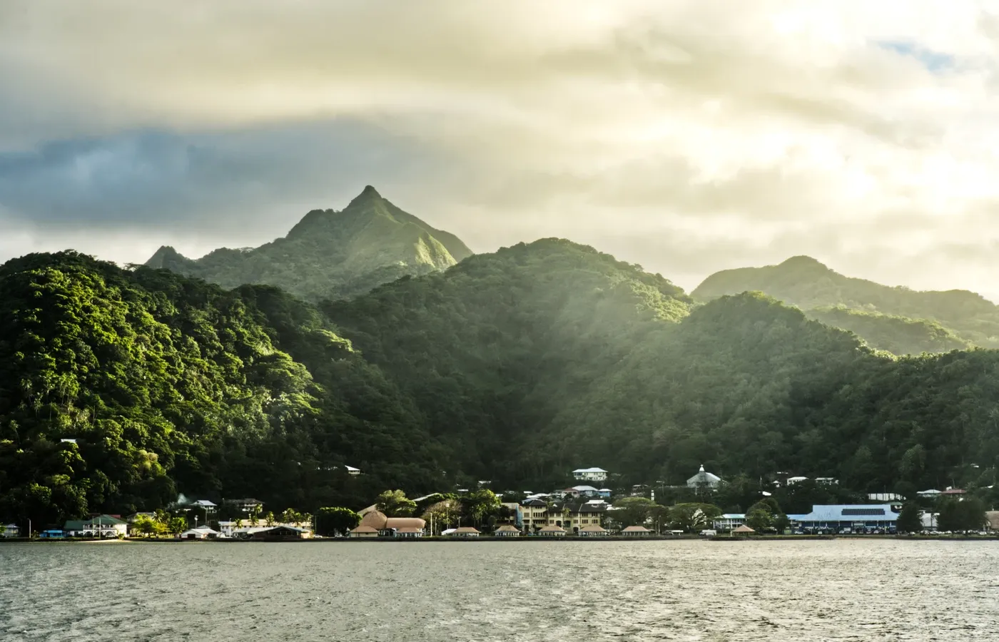 Utulei Pago Tutuila Landscape Mountains Weather CREDIT AmericanSamoaPocketGuide.com
