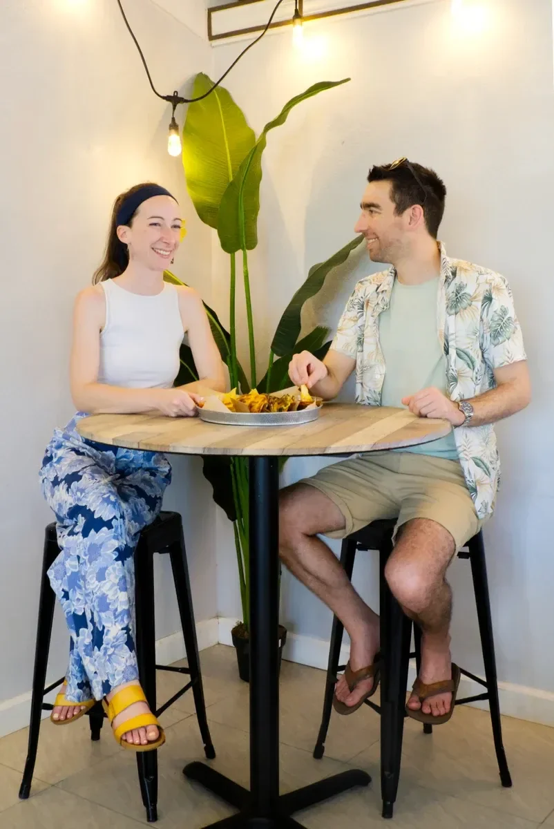 Vila's Snack Bar Couple Restaurant Food CREDIT AmericanSamoaPocketGuide.com