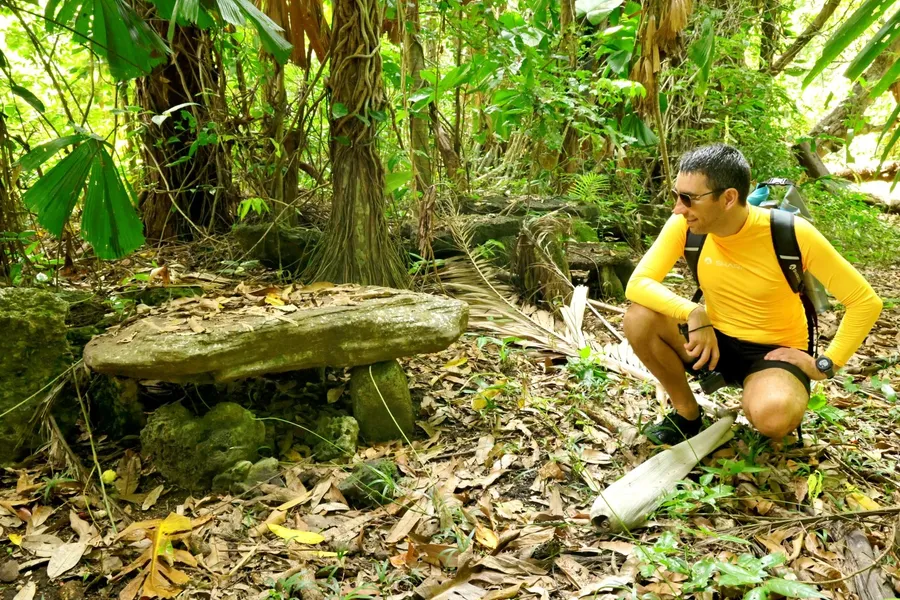 Wala Island Historical Tour Namaki Stone Nasara (3) SEB CREDIT VanuatuPocketGuide.com