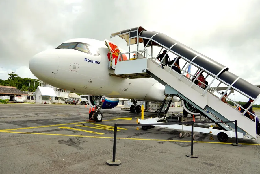 Wallis Airport Air Calin International Arrival Plane (2) SEB CREDIT WallisandFutunaPocketGuide.com