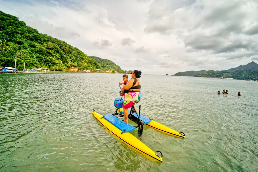 Waterbikes Adventures Unlimited Family CREDIT AmericanSamoaPocketGuide.com