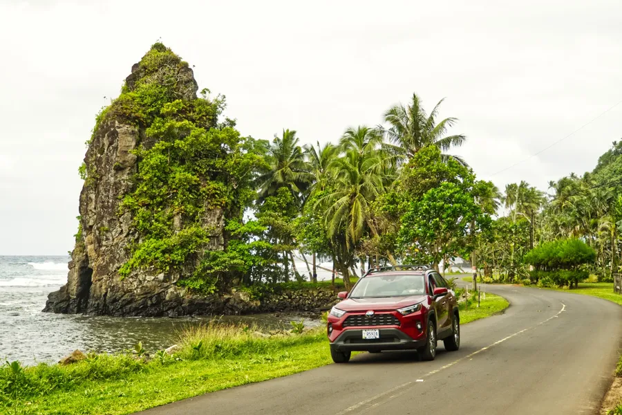 Worldwide Rental Car West Coast Tutuila Road CREDIT AmericanSamoaPocketGuide.com