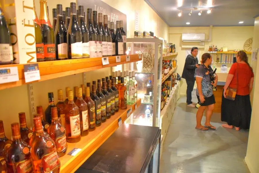 duty free shop hannan airport inside Mandatory credit to NiuePocketGuide.com Small