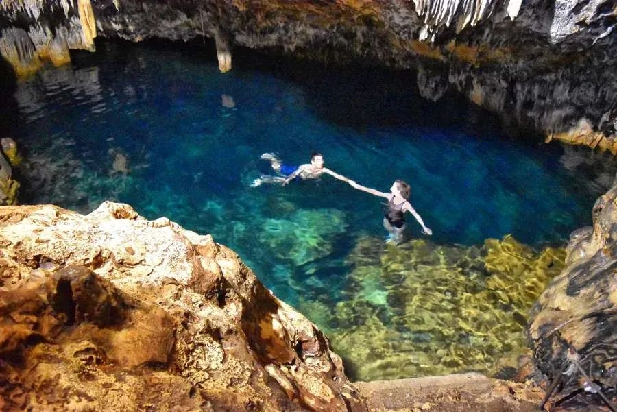 Couple Pool Anahulu Cave Mandatory Credit To TongaPocketGuide.com Small 1