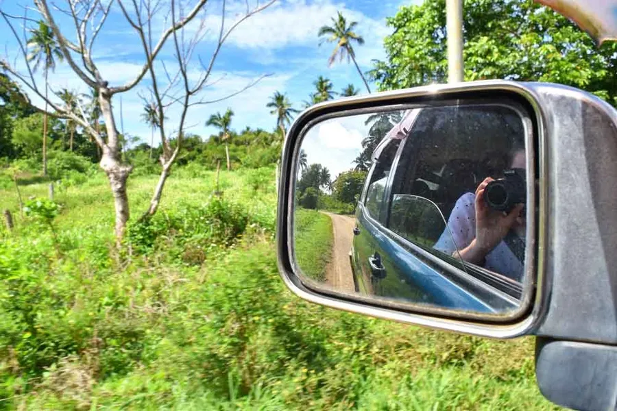 Drive Wingmirror Vavau Road Mandatory Credit To TongaPocketGuide.com
