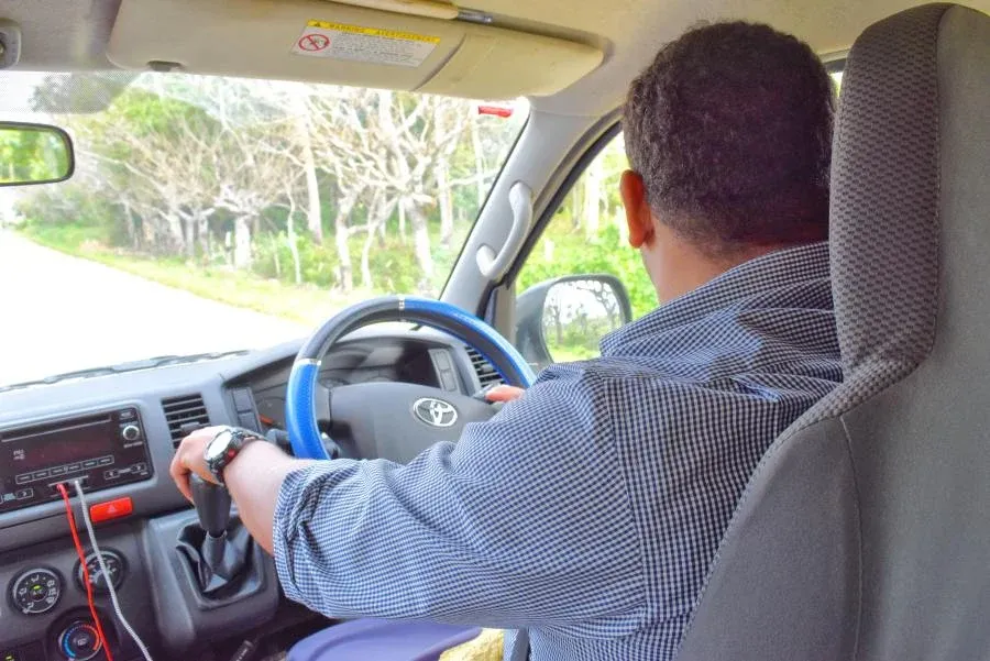 Driver Driving Taxi Mandatory Credit To TongaPocketGuide.com Small 1