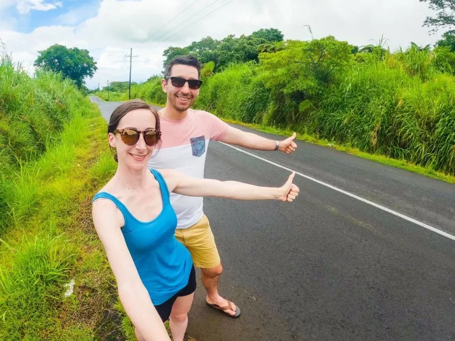 Hitchhiking in Tonga